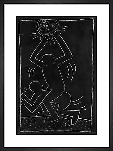 Untitled (subway Drawing) 12 by Keith Haring