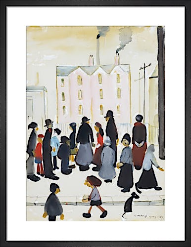 Group Of People, 1959 by L.S. Lowry