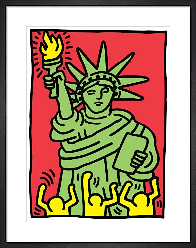 Statue of Liberty, 1986 by Keith Haring