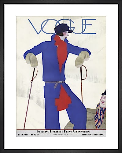 Vogue 14 December 1927 by Pierre Mourgue