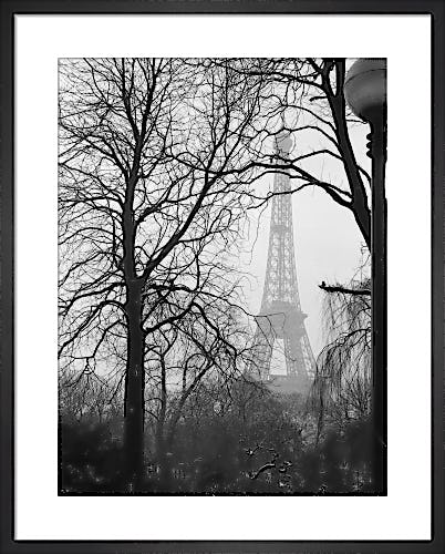 Eiffel Tower in the winter mist, 1963 by Alan Scales