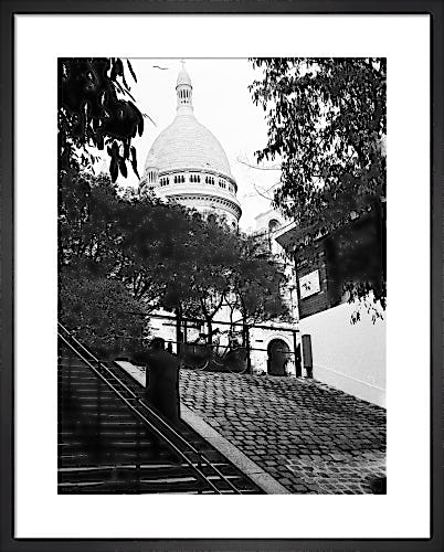 Sacre Coeur Steps, Paris 1963 by Alan Scales