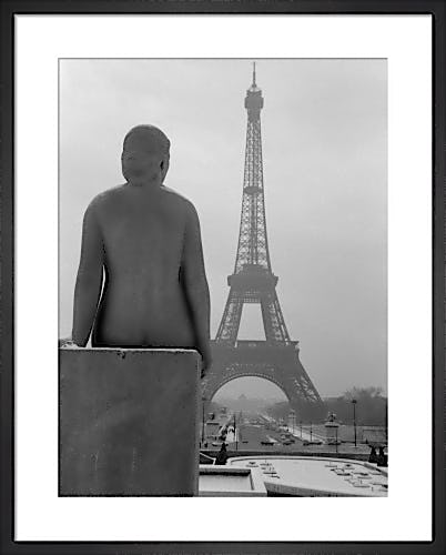 Female Nude Statue with Eiffel Tower, 1963 by Alan Scales