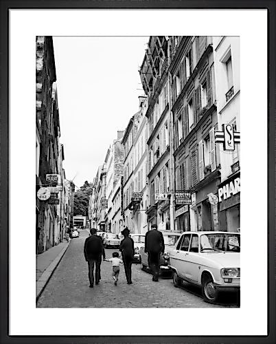Street scene - Rue Tholoze Montmartre, 1963 by Alan Scales