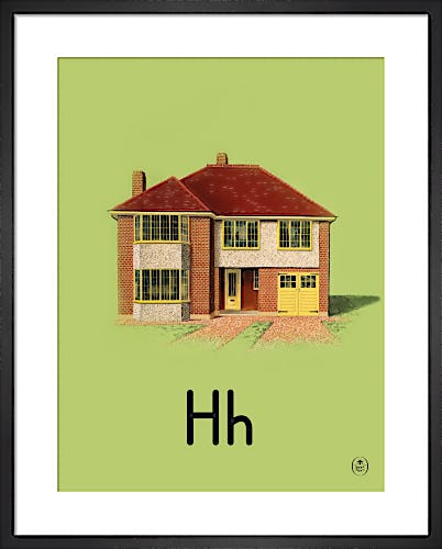 H is for house by Ladybird Books'