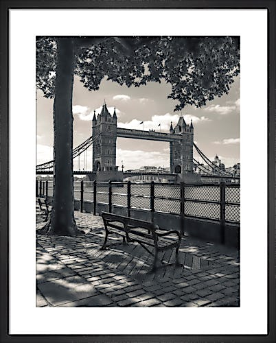 Tower Bridge and Bench by Assaf Frank