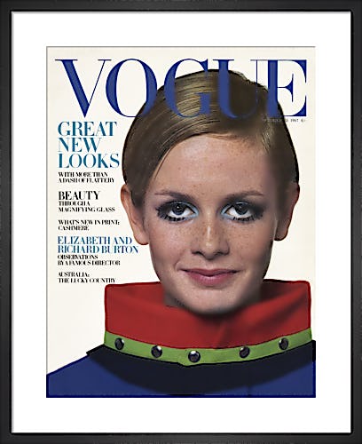 Twiggy, Vogue October 1967 by Ronald Traeger