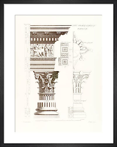Orders of Architecture: The Corinthian Order by Sir William Chambers