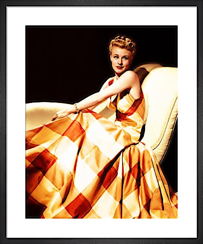 Ginger Rogers, dress by Adrian 1941 by Hollywood Photo Archive