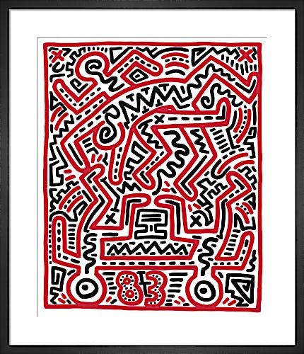 Fun Gallery Exhibition 1983 by Keith Haring