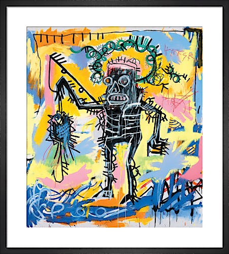 Untitled (Fishing) 1981 by Jean-Michel Basquiat
