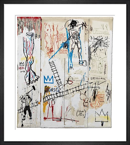 Leonardo da Vinci’s Greatest Hits, 1982 by Jean-Michel Basquiat