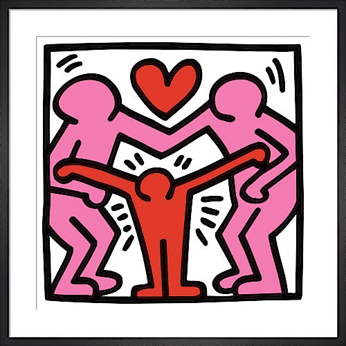 Untitled (family) by Keith Haring
