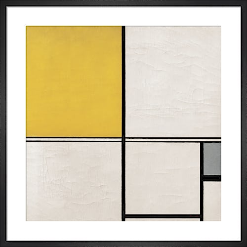 Composition with Double Line and Yellow and Grey (Composition B), 1932 by Piet Mondrian