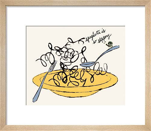 Spaghetti is So Slippery, c.1958 by Andy Warhol
