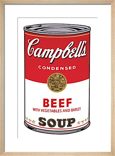 Campbell's Soup I, 1968 (beef) by Andy Warhol