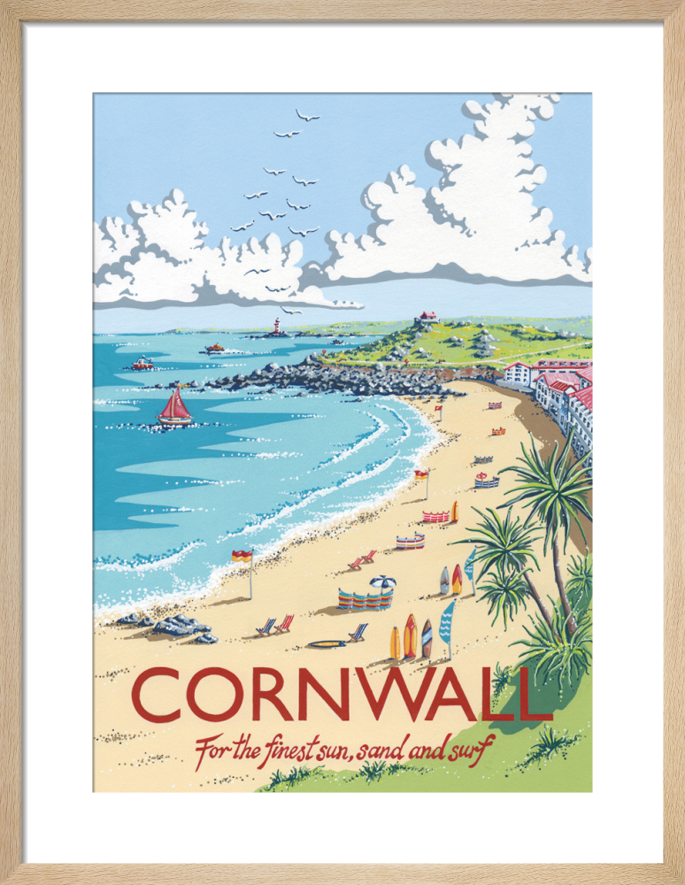 Cornwall Art Print By Kelly Hall | King & McGaw