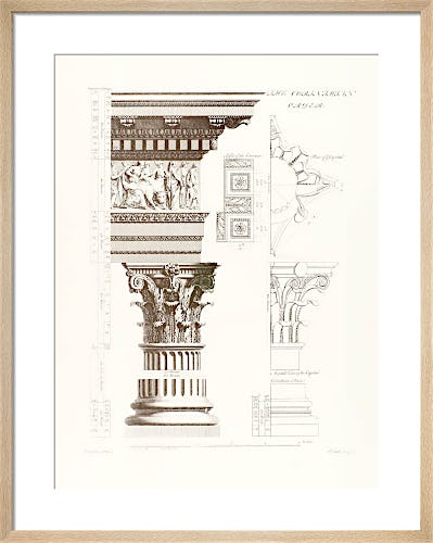 Orders of Architecture: The Corinthian Order by Sir William Chambers