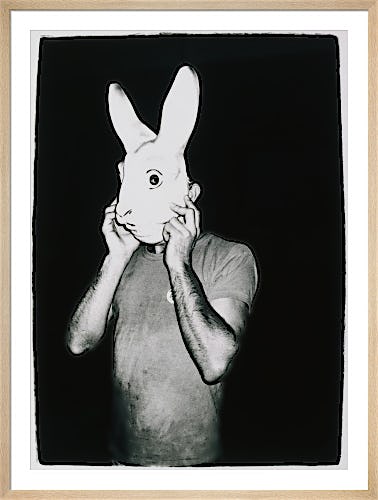 Man with Rabbit Mask, c.1979 (Special Edition) by Andy Warhol