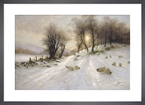 A Snowy Lane by Joseph Farquharson