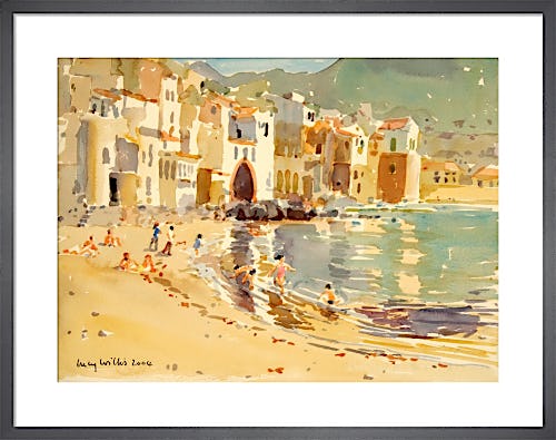 The Fishing Harbour, Cefalu, Sicily by Lucy Willis