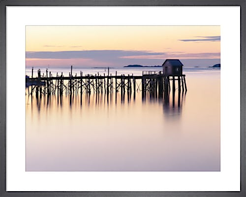Old Wharf at Dawn by Paul Rezendes
