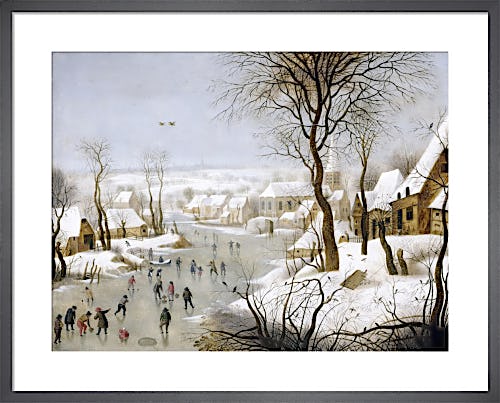 Winter Landscape with a Birdtrap by Pieter Brueghel The Younger