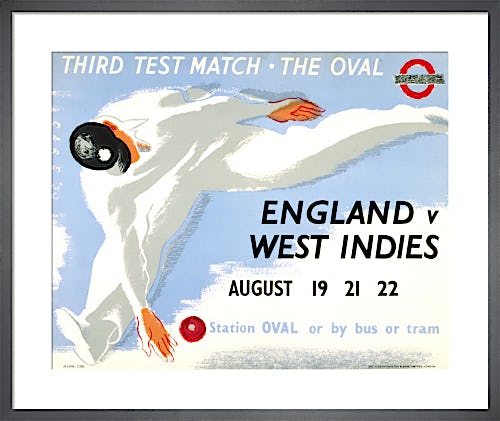 The Oval - England v. West Indies, 1939 by Clifford Ellis & Rosemary Ellis