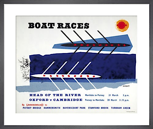 Boat races, 1959 by Anne Hickmott