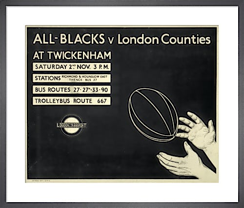 All-Blacks v London Counties, 1935 from London Transport Museum