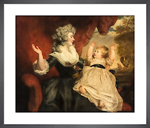 Georgiana, Duchess of Devonshire with her infant daughter Lady Georgiana Cavendish by Sir Joshua Reynolds