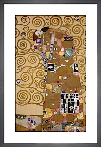 The Embrace, panel for the Stoclet Frieze 1905-1911 by Gustav Klimt