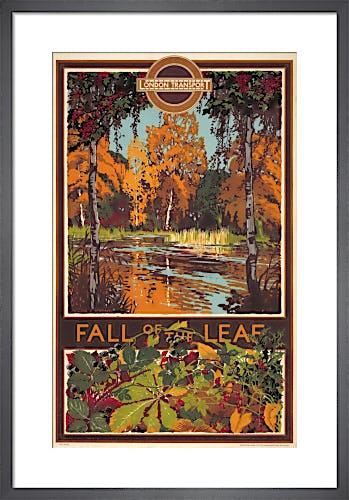 Fall of the leaf, 1933 by Walter E Spradbery