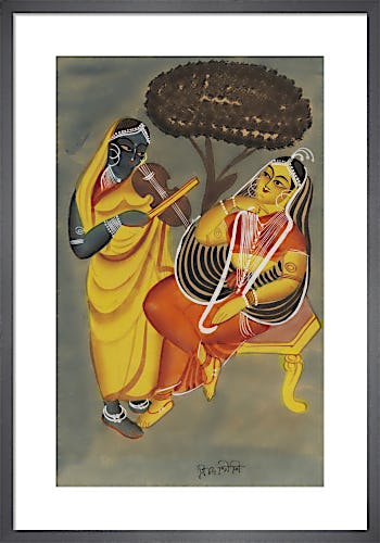 Krishna and Radha, c.1885 from V&A
