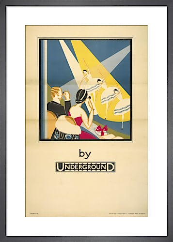 Theatre by Underground, 1933 by Stanislaus Soutten Longley