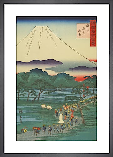 One hundred views of famous places by Utagawa Hiroshige
