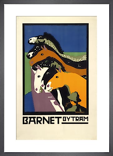 Barnet by tram, 1922 by Charles Paine