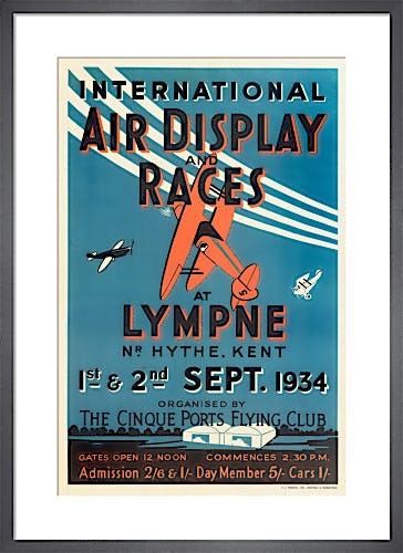 International Air Display and Races, 1934 by Royal Aeronautical Society