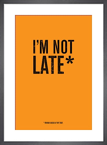 I'm Not Late by Simon C Page