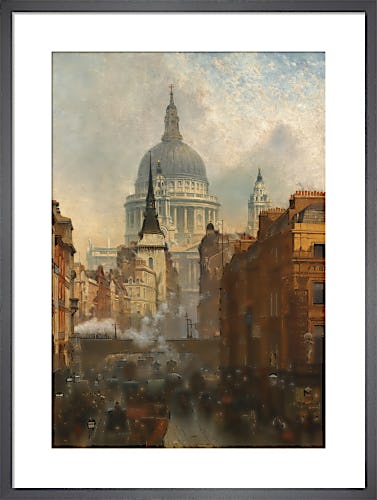 Ludgate - Evening, 1887 by John O'Connor