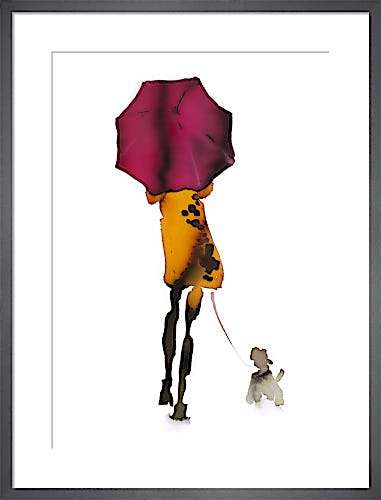 What to Wear When Walking the Dogs - Umbrella by Bridget Davies