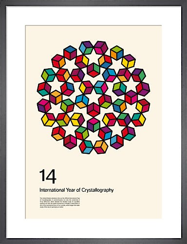 International Year of Crystallography 2014 #1 White by Simon C Page