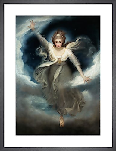 Georgiana as Cynthia from Spenser's 'Faerie Queene', 1781-82 by Maria Hadfield Cosway