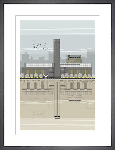 London Tate Modern by Linescapes
