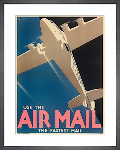 Air Mail Poster, 1933 by Royal Aeronautical Society