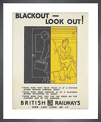Blackout - Look Out! (British Railways) by L A W