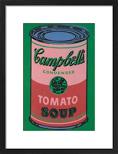 Colored Campbell's Soup Can, 1965 (red & green) by Andy Warhol