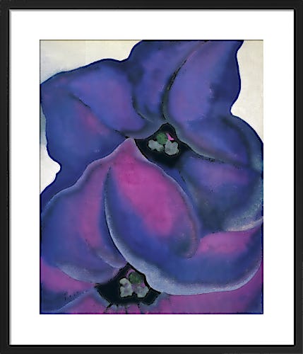 Purple Petunias, 1925 by Georgia O'Keeffe