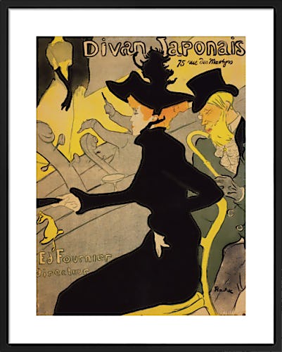 Le Divan Japonais by Henri de Toulouse-Lautrec