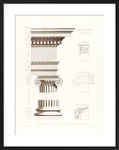 Orders of Architecture: The Ionic Order by Sir William Chambers